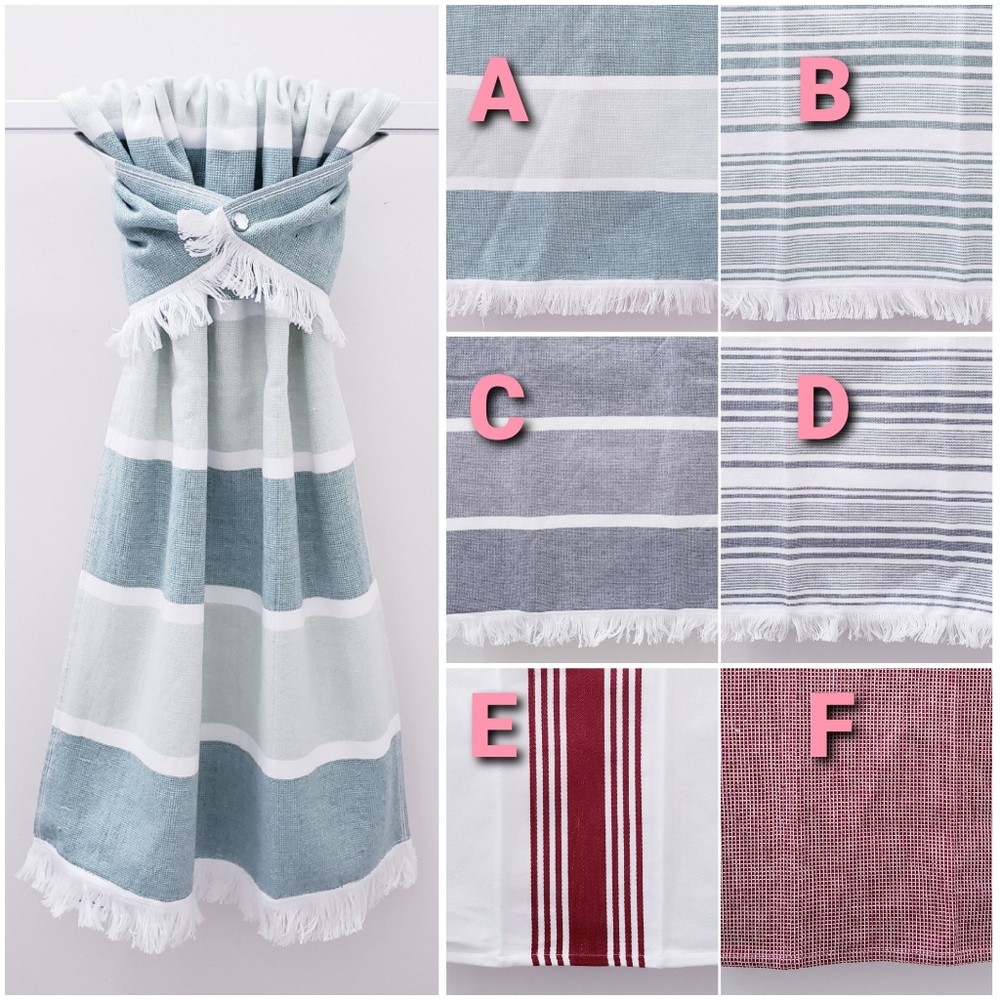 💟NEW!⬜️ #9032 ■Striped in *Burgundy*Green*Gray Hang'N'Snap *Select your snap